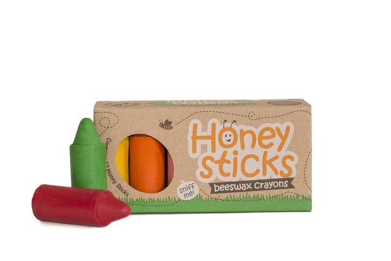 Honeysticks Crayons, 100% Pure Beeswax & Eco-friendly